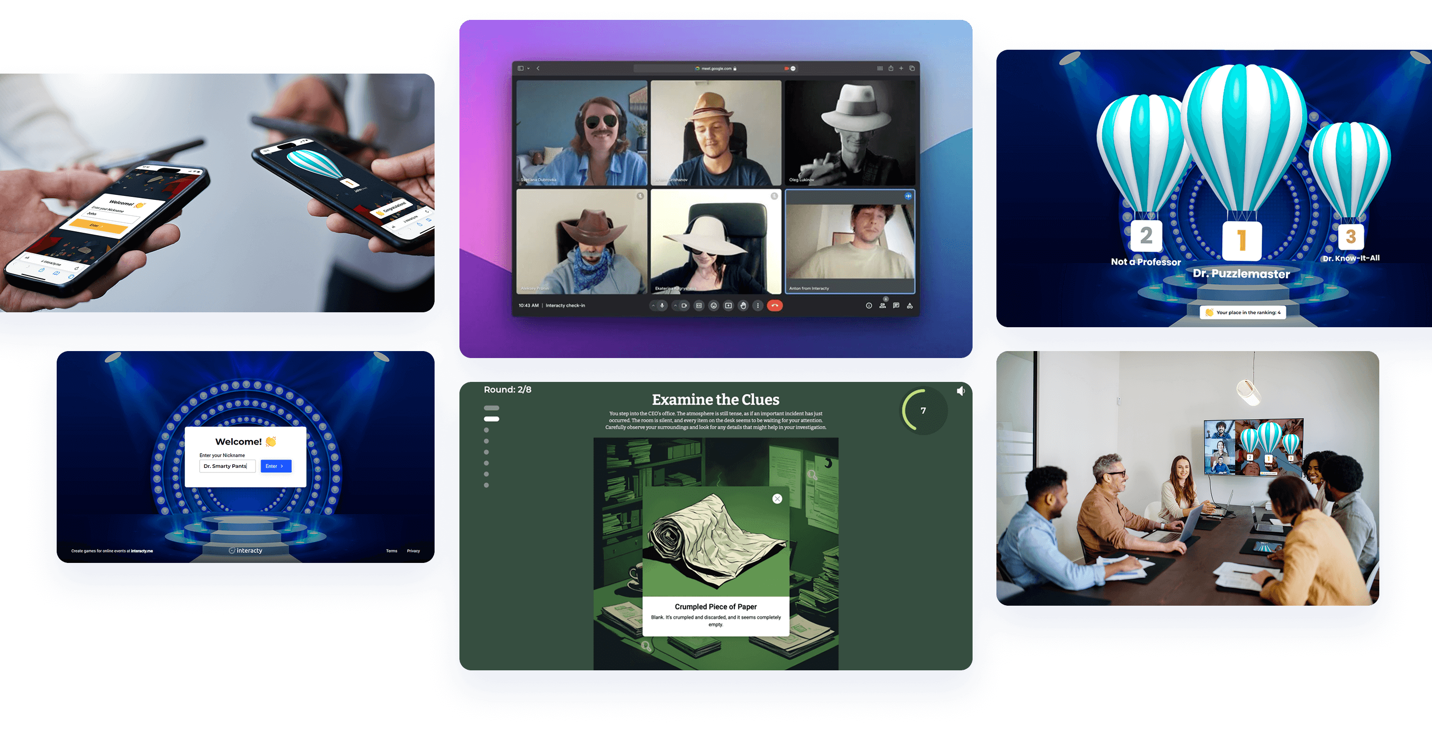 Posters with Interacty projects