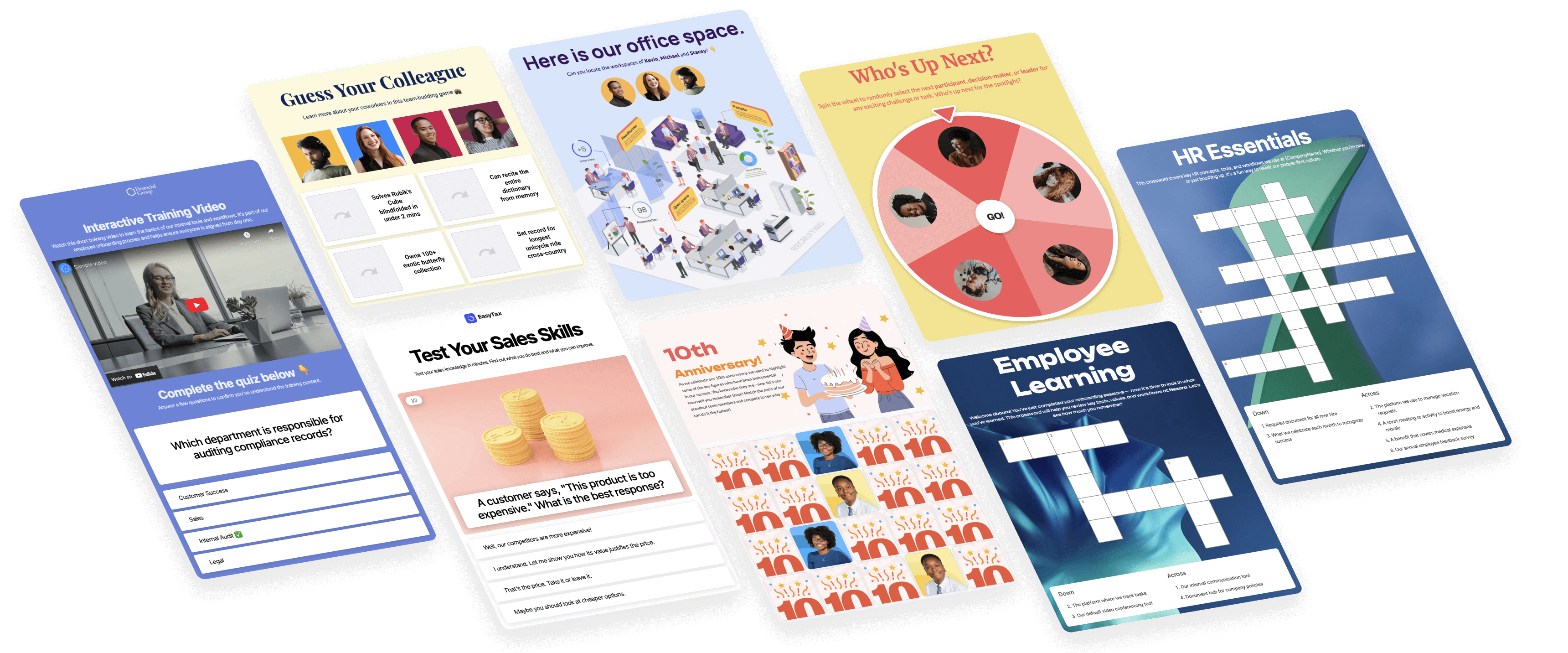 Posters with Interacty projects