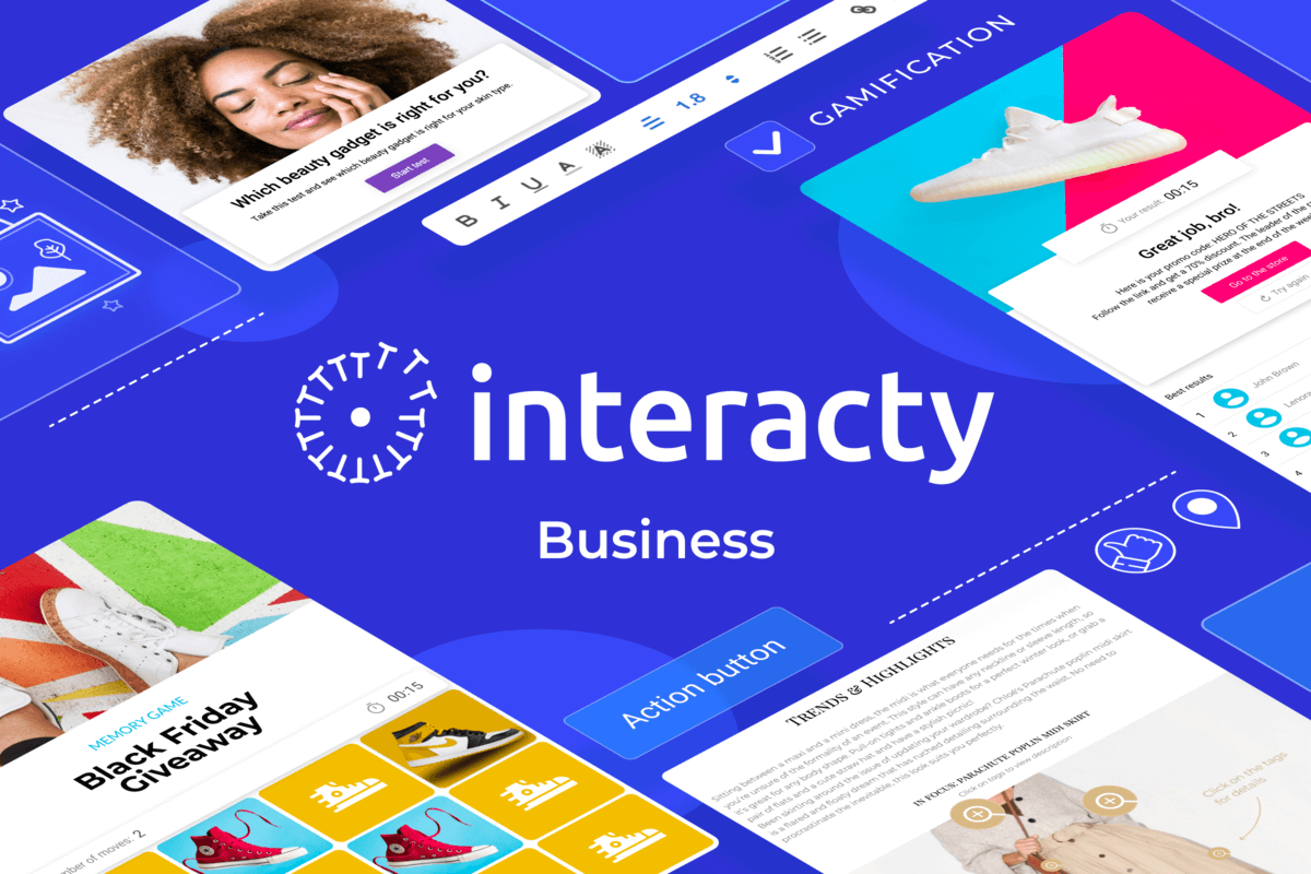 Interacty. It шаблон. Btb Creative Business content.